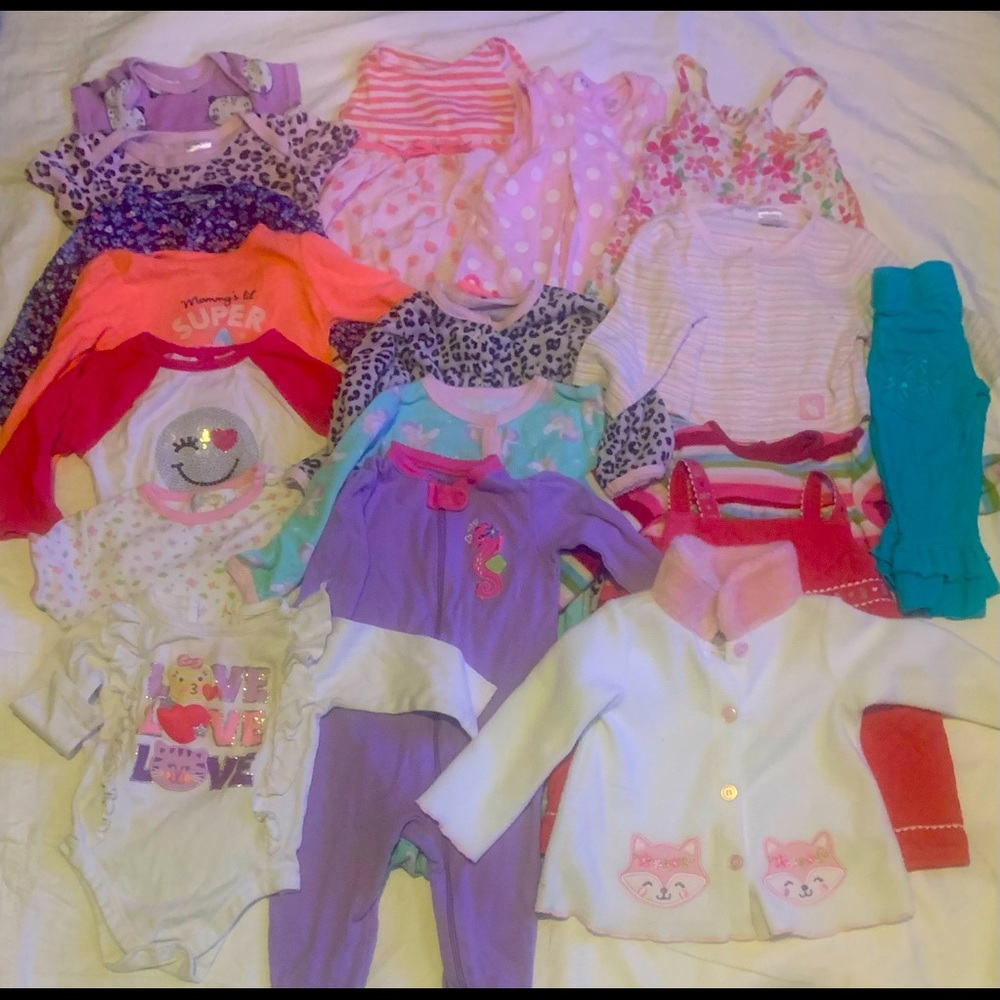 Lot of 19 pieces for 6 - 9mo old girl